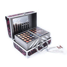 Load image into Gallery viewer, Miss Rose Face Powder Makeup Set Matte &amp; Shimmer Eyeshadow Palette Blockbuster Professional Make Up Kit Highlighter Bronzer
