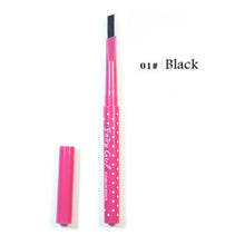Load image into Gallery viewer, 1pc Eyebrow Pencil Longlasting Waterproof Durable Automaric Eye Brow Liner+3 Eyebrow Shaping Stencils Grooming Kit Makeup Tools