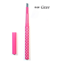 Load image into Gallery viewer, 1pc Eyebrow Pencil Longlasting Waterproof Durable Automaric Eye Brow Liner+3 Eyebrow Shaping Stencils Grooming Kit Makeup Tools